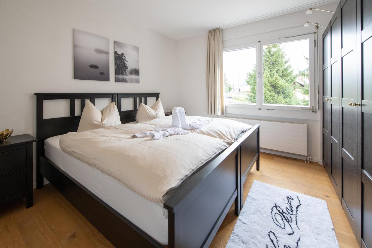 Agrimonia - 5,5-Zi Duplex Wohnung Bis 9 Personen Mit Eigenem Garten Давос Экстерьер фото