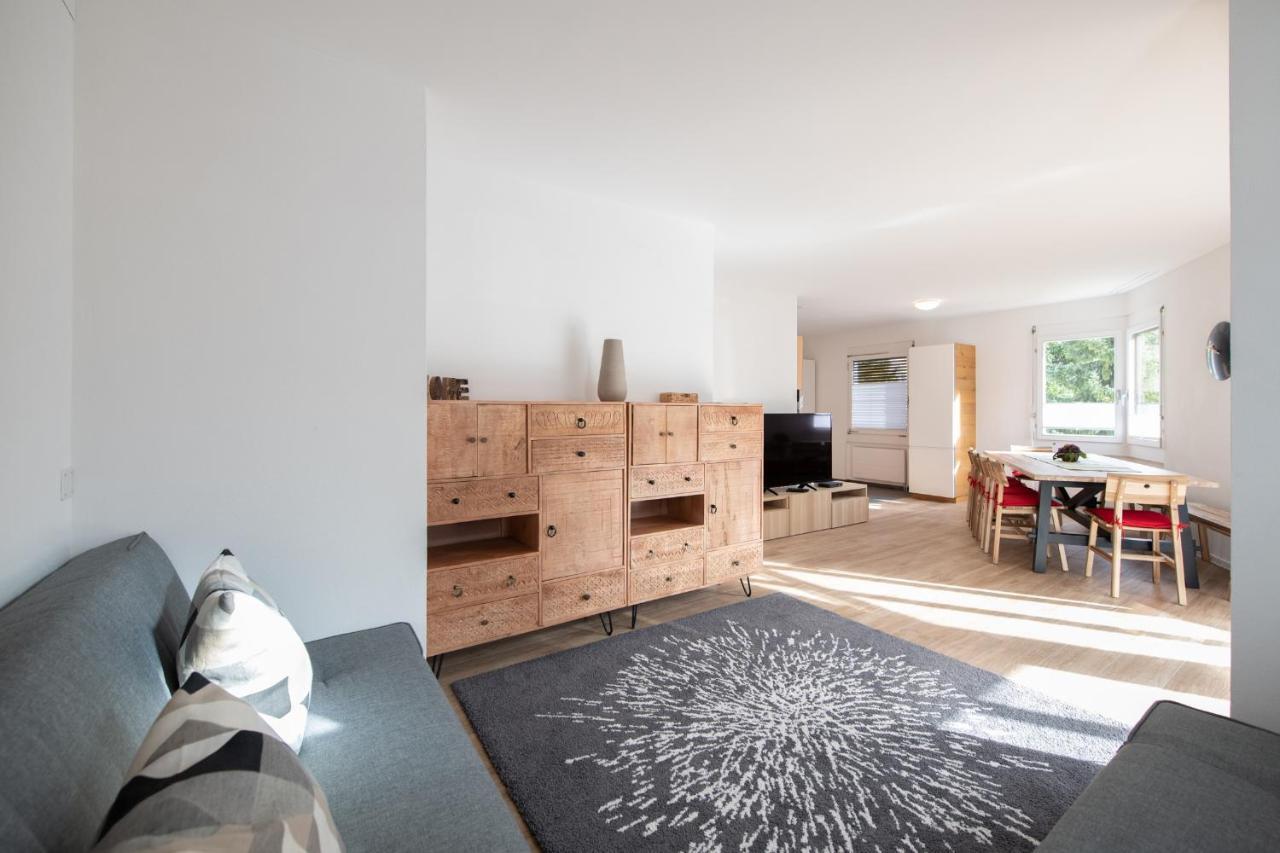 Agrimonia - 5,5-Zi Duplex Wohnung Bis 9 Personen Mit Eigenem Garten Давос Экстерьер фото