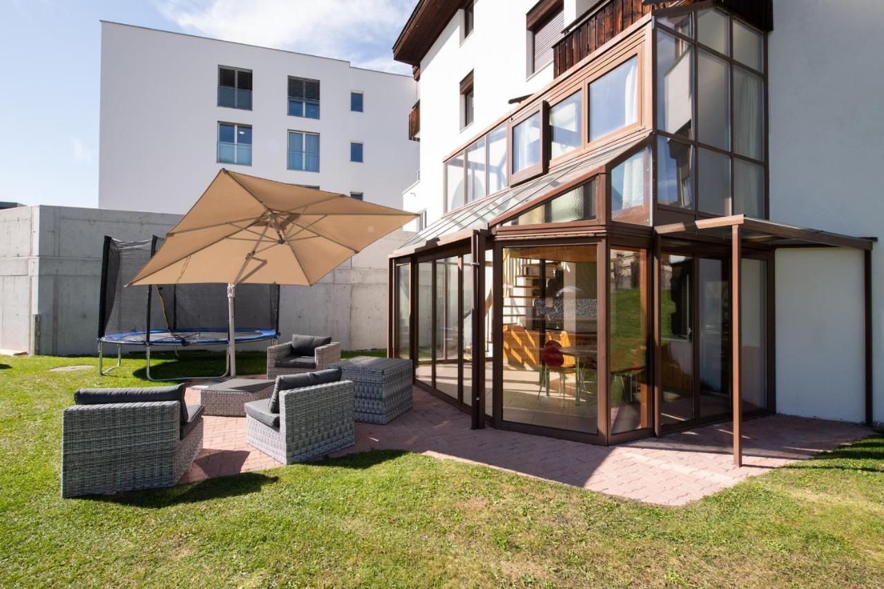 Agrimonia - 5,5-Zi Duplex Wohnung Bis 9 Personen Mit Eigenem Garten Давос Экстерьер фото