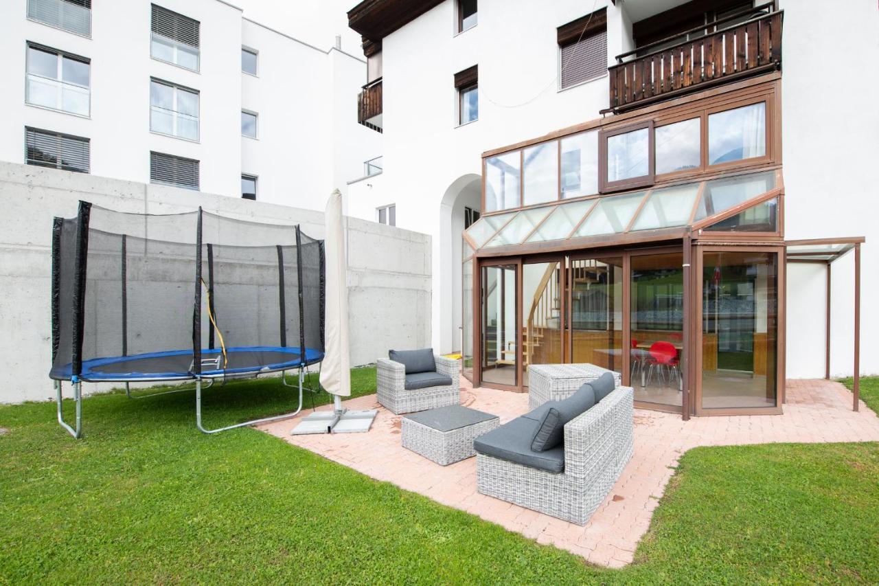 Agrimonia - 5,5-Zi Duplex Wohnung Bis 9 Personen Mit Eigenem Garten Давос Экстерьер фото